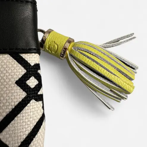 Spartina 449 NWOT Seven Oaks Daufuskie Island mini Wristlet Wallet genuine Leather and linen