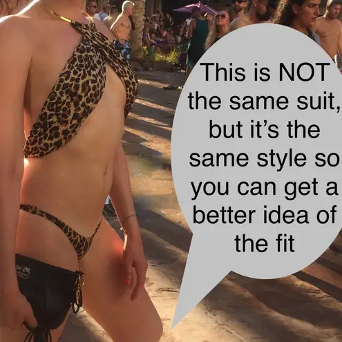 Frederick's of Hollywood Frederick’s of Hollywood Sexy Swimsuit leopard / cheetah print Monokini vintage