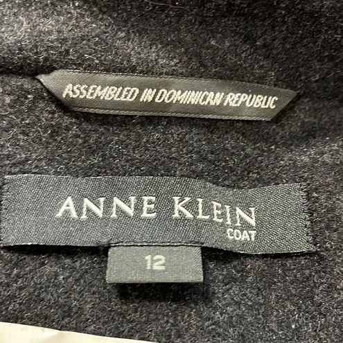 Anne Klein  size 12 dark gray pea coat