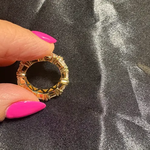 Elegant Gold Women's Infinity Ring Size 6