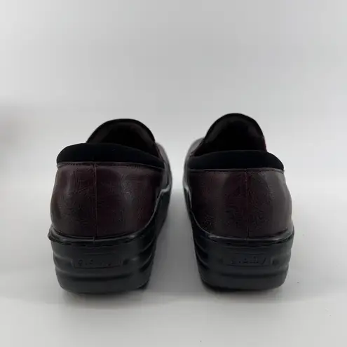 Glolily Women 7.5 Jenny II Comfort Clogs Red Burnished Lightweight‎ Work Shoe