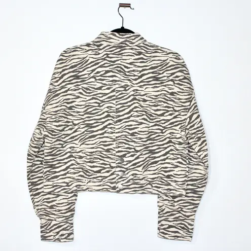 Anthropologie  Mona Cropped Trucker Jacket Size Large