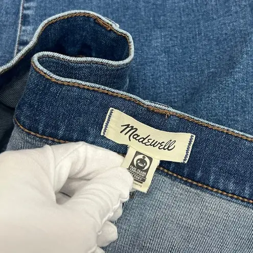 Madewell  Tall Kick Out Crop Jeans Elkton Wash NP482 size 32T