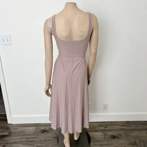 Beyond Yoga [] Featherweight At The Ready Square Neck Spacedye Midi Dress Size XL