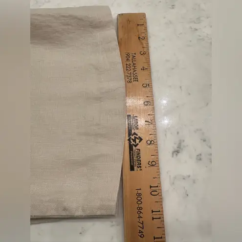 Sigrid Olsen  So Be It 100% Linen Khaki Wide Leg High Rise Women’s Sz 10 Pants