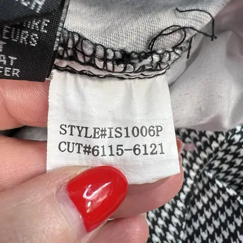 Tripp NYC Jrs 7 Jeans Houndstooth Low Rise Grunge Goth Emo Whimsigoth Stretch