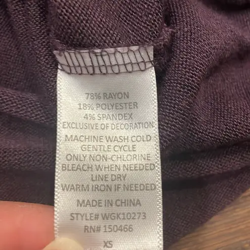 Market & Spruce Purple Hoodie - Size XS