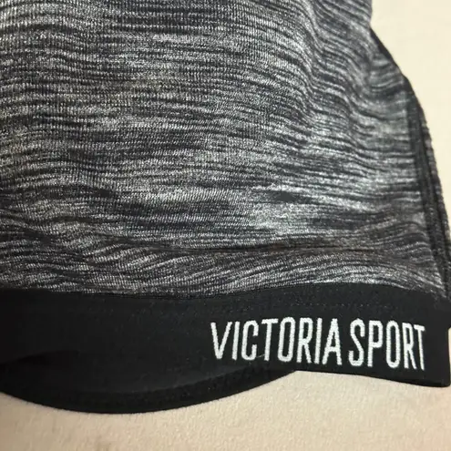 Victoria Sport Victoria's Secret Gray Black Bra-In-A-Bra Sports Bra 38C