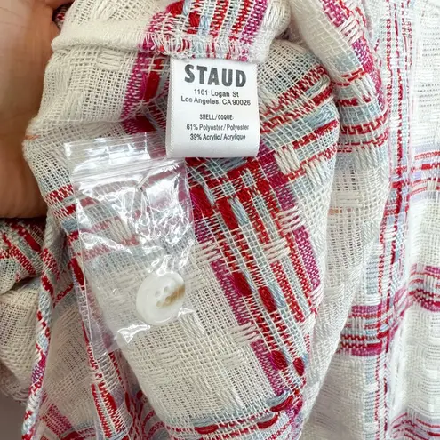 STAUD | NWT Bassetti Oversized Shirt Jacket Tea Towel Top M/L $395