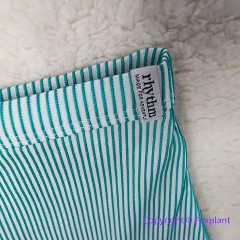 NEW Rhythm x Free People Noumea boy leg bikini bottom, size L Green Size L