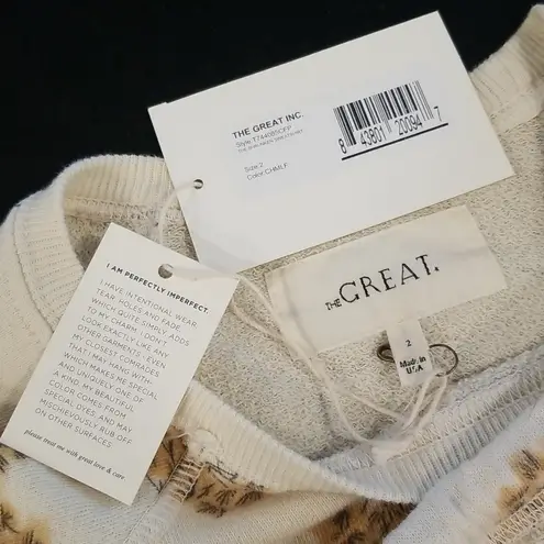 The Great ππ Shrunken Sweatshirt + Stadium Sweatpants ~ Chamomile Floral M NWT