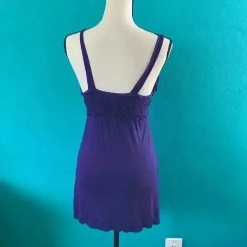 Lucy Love Early 2000s mini deep purple sundress in size xs from 