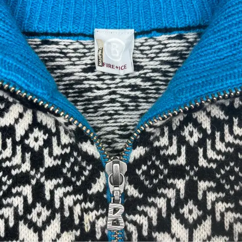 Bogner Fire + Ice Women’s Full Zip Wool Cashmere Blend Sweater Size S *FLAWS* Black - Image 2