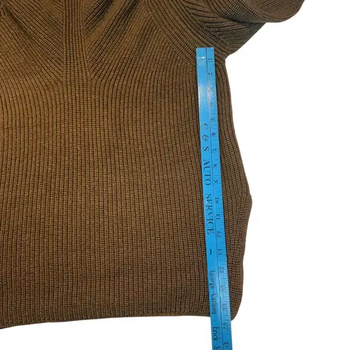 Les Copains Brown Turtleneck Sweater Wool Italy Classic Heavy Old Money Sz 48(L) Size L