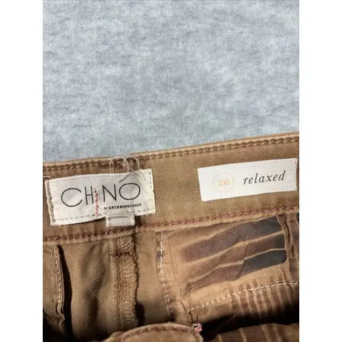 Anthropologie 2‎ Chino by  Women’s Shorts Relaxed Yellow Tan Size 26