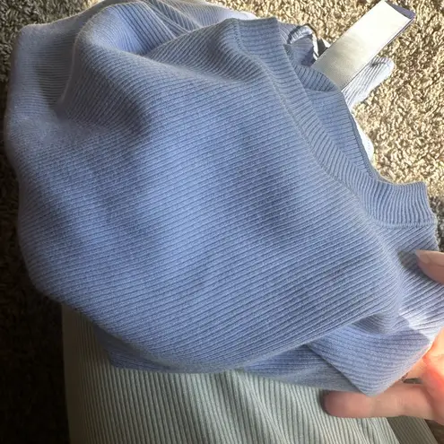 SKIMS  Blue Violet Cotton Rib T-Shirt