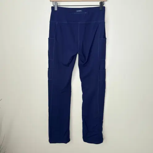 Jaanuu ULTRAsoft Scrub Yoga Pants XS 5 Pockets Mid-Rise Medical Nurse Navy