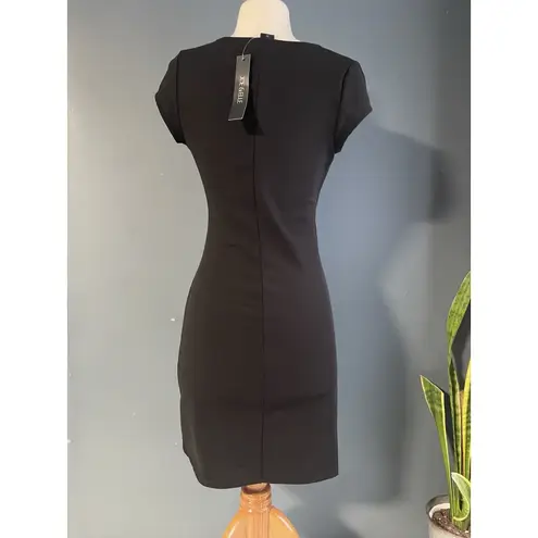 JOE & ELLE Women's Size M Black Kathryn High Slit Maxi Dress New