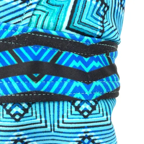 prAna  Womens Size XS Ombre Patterned Tankini Swim Top Blue Green