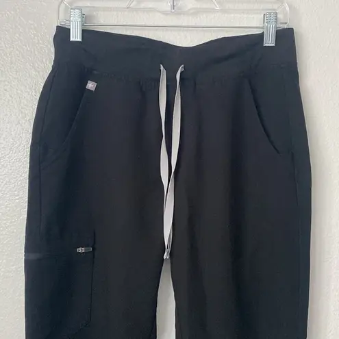 FIGS  XS Zamora Jogger Scrub Pants in Black