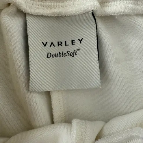 Varley DoubleSoft Cream Shorts Lounge Drawstring Casual Womens Small