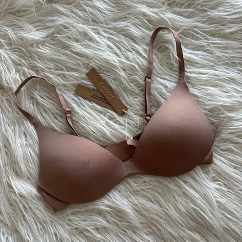 SKIMS Wireless Super Push up Bra Sienna Size 32A