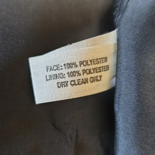 Vintage Black Lace Overlay Open Front Vest By Liz Sinclair Size undefined