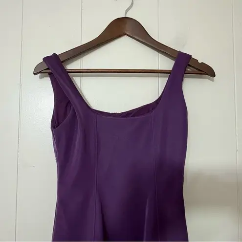 Popilush Nubuck Sculpting Midi Dress Purple Size S | Bodycon Slit Dress