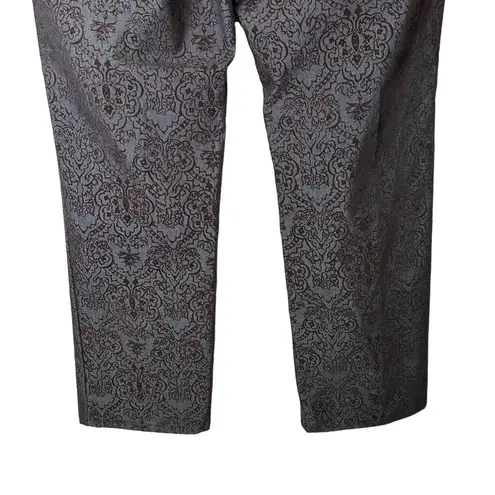 st. john's bay Vintage  High Rise Paisley Floral Mom Jeans Size 12 Made in Bahrain