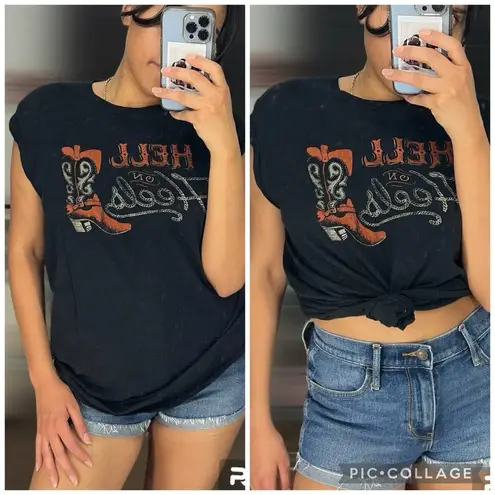Hell on heels tee Size M - Image 2