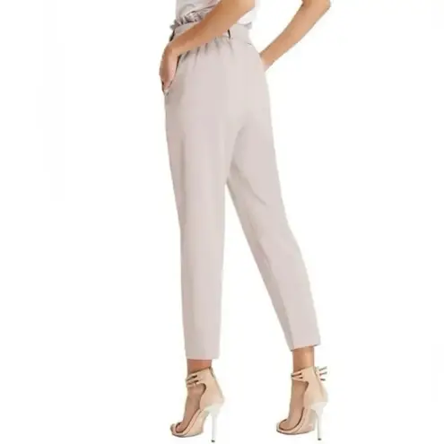 Grace Karin Womens Size XL Blush Paperbag Waist Pants Tie Belt Office Workwear - Image 9