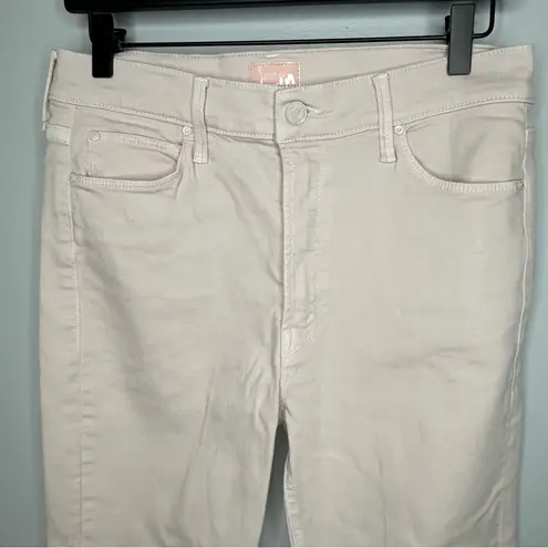 Mother The Dazzler Hover Jean In Date Night Pale Peach Size 30 Pink