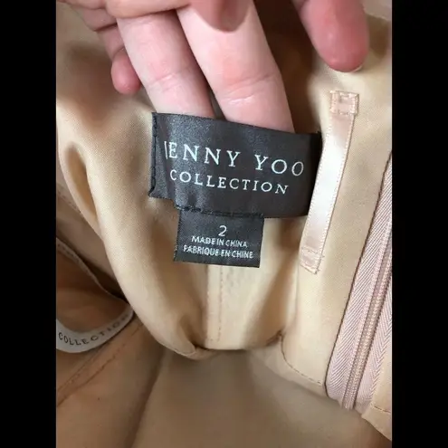 Jenny Yoo  Tulle Skirt Lace Bodice Strapless Dress - Image 8