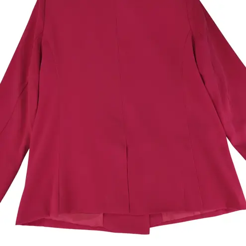 Bohme Hot Pink Double-breasted Blazer Jacket Women's Size Small Polyester