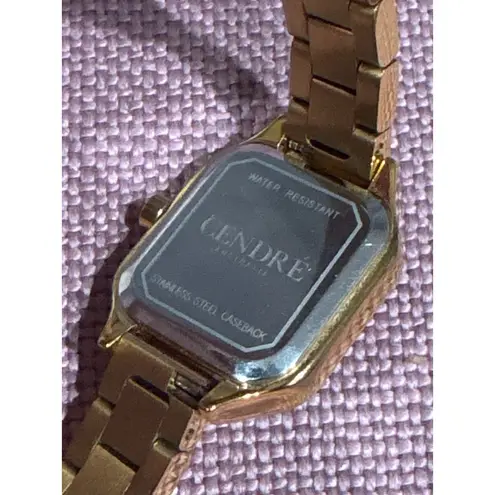 Cendre Oscar Watch in Gold White New in Case Womens Revolve