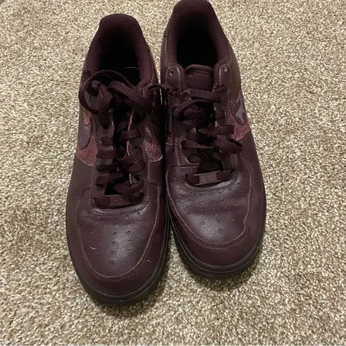 Nike  Air Force One Dark Maroon size 9.5
