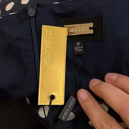 Alexia Admor NWT  square neck polka dot jumpsuit 8