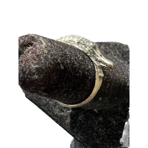 7 Piece Silver Tone Jewelry Lot Happy Bee Necklace Audrey Alligator Ring Bracele