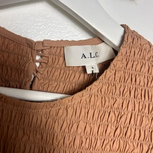 ALC Frank NWT A.L.C Kara Smock Cotton Mini Dress