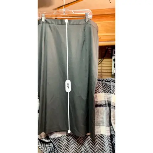 Michele Gray Skirt Suit, Size 18, Business Professional, Rayon Blend