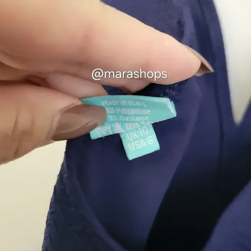 Melissa Odabash Naples Navy Mazy Swimsuit Blue Size 6