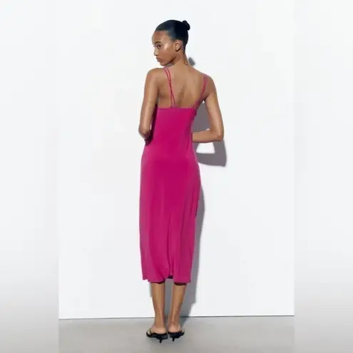 ZARA  Dress with draped neckline 1165/134