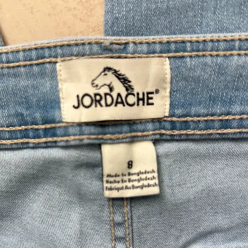 Jordache Women’s Wide-Leg Jeans – Size 8 – Light Wash Denim