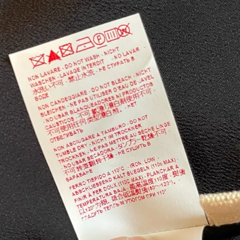 Marni Black Boxy Long Sleeve Blouse Size 40