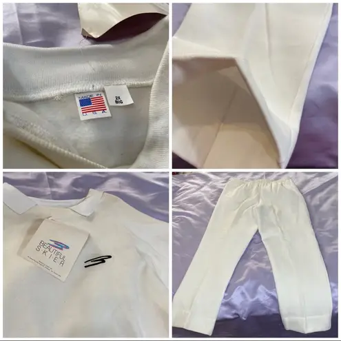 Vtg Beautiful Skier sweatsuit set