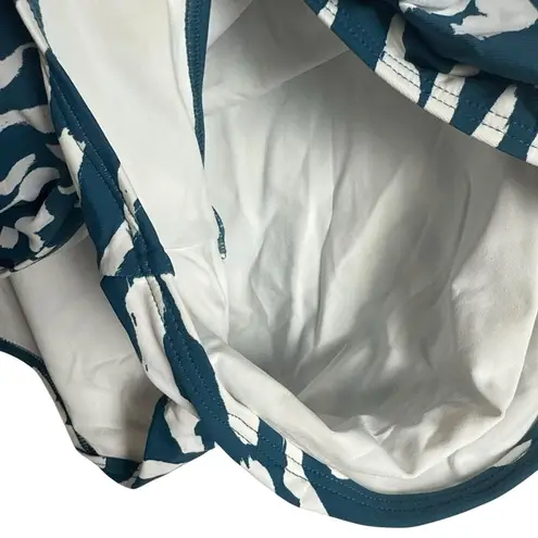 Anne cole V-Wire Blue Jungle Fever Print One Piece Swimsuit Plus Size 24W