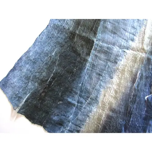 NWT KOMAROV Petite Crinkle Tie Dye Lace Trim Sleeveless V