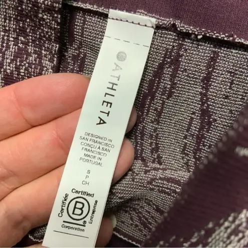 Athleta  unstinkable Meryl skinlife Aurora Shine tights workout yoga leggings S - Image 9