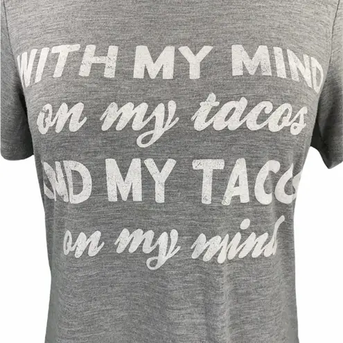 Zoe & Liv Gray Taco Graphic Tee