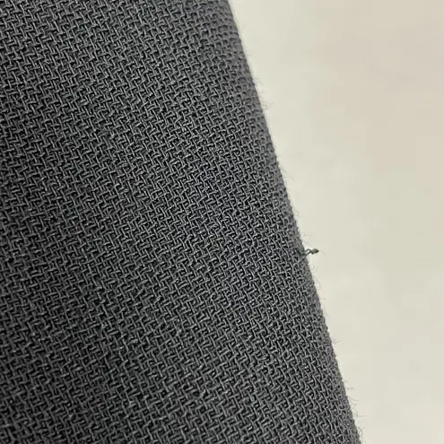 Escada Wool Blazer Jacket German Design Size 34 Grommet Detail MISSING BUTTON Black